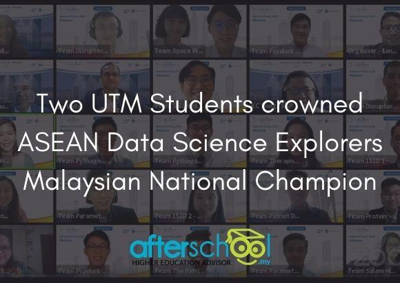 Two UTM Students crowned ASEAN Data Science Explorers Malaysian National Champion