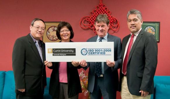 Curtin Sarawak receives ISO 9001:2008 certification