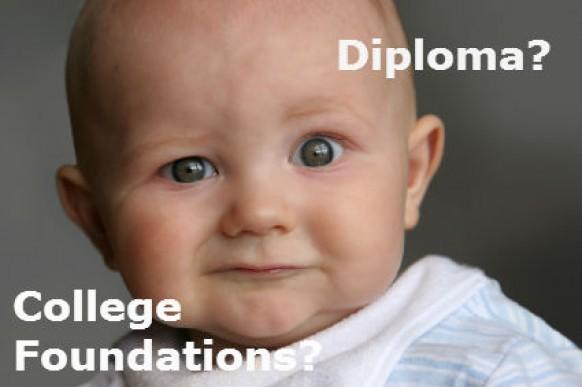 Should I take diploma or college foundations? 