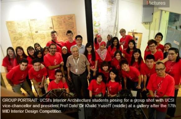 UCSI students clinch 13 prizes at interior design competition