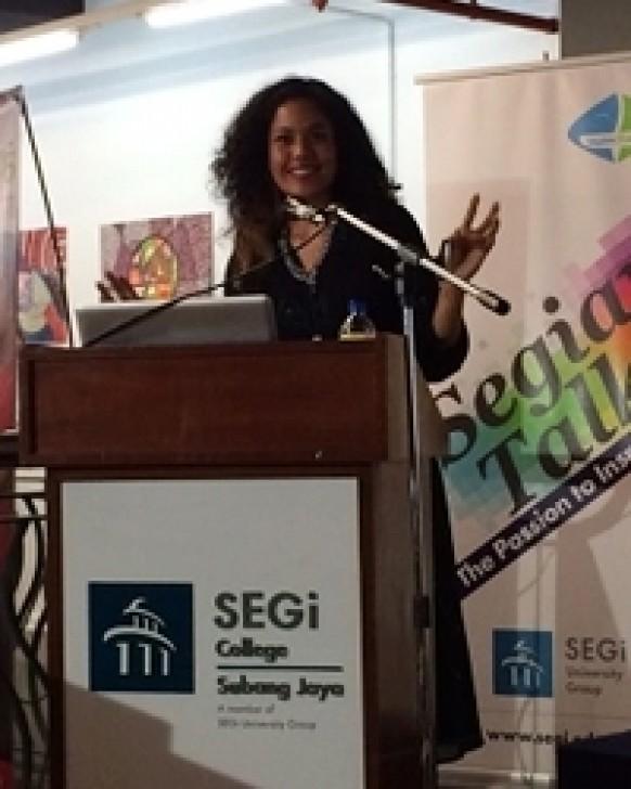 Marini Ramlan enthralls Segians with her creative prowess