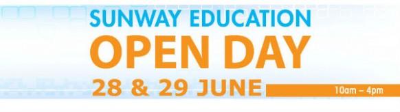 Sunway Education open day happening this 28 & 29 June