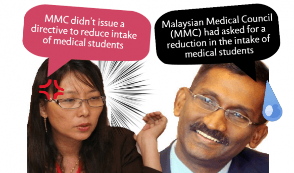 No request made by Malaysian Medical Council to reduce intake of medical students in public varsities