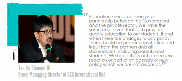 Leaders of private education sector speak up regarding recent SPM trial result ban