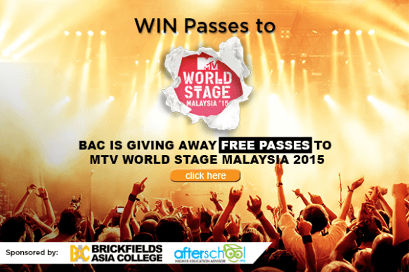 Win FREE passes to MTV World Stage 2015