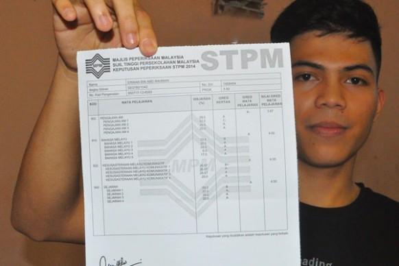 Appeal UPU results for STPM leavers out today