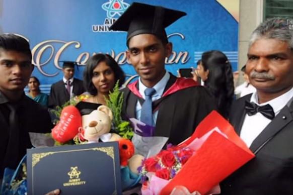 Penang grass cutter boy now a doctor