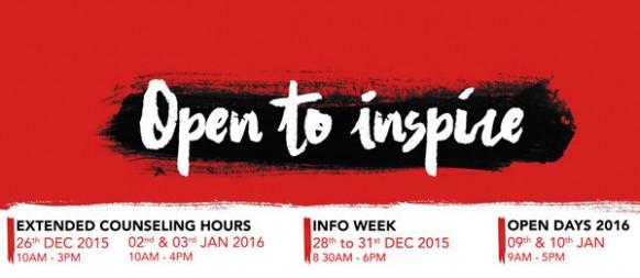 Open to inspire and be inspired: select the right course at APU