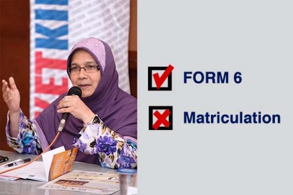 Matriculation to be terminated?