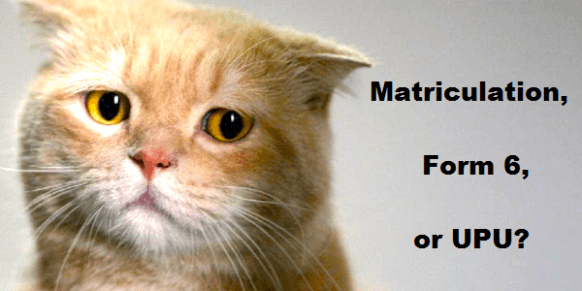 Should I go to Form 6 before entering Matriculation?