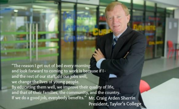 President of Taylor’s College on Malaysia’s next generation