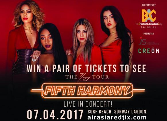 Tickets Up for Grabs for Fifth Harmony's Concert