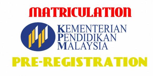 Pre-Registration for Matriculation 2017/18