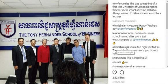 The Tony Fernandes School of Business has Arrived