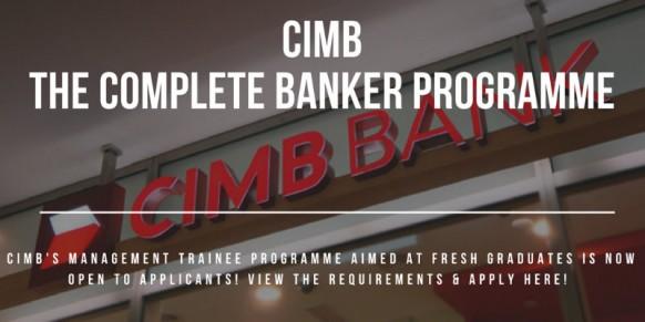 Apply now for The Complete Banker Programme at CIMB