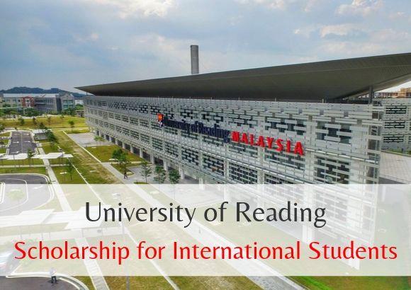 University of Reading Malaysia Scholarship for International Students