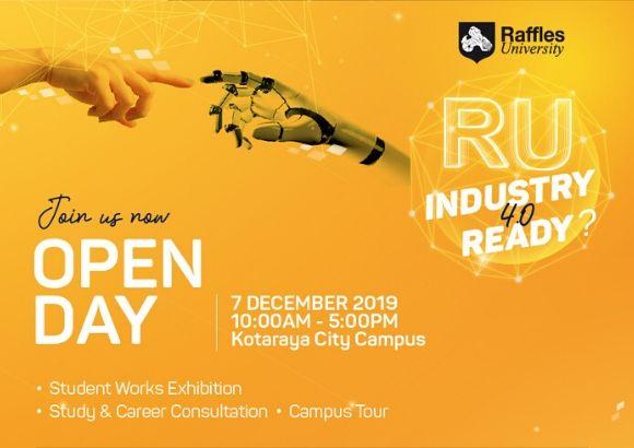 Join in Raffles University's Open Day 2019