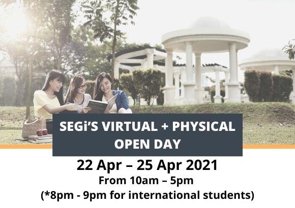 SEGi’s Virtual + Physical Open Day 