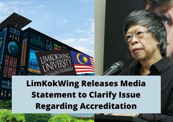 LimKokWing Releases Media Statement to Clarify Issue Regarding Accreditation 