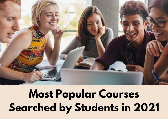 Most Popular Courses Searched by Students in 2020