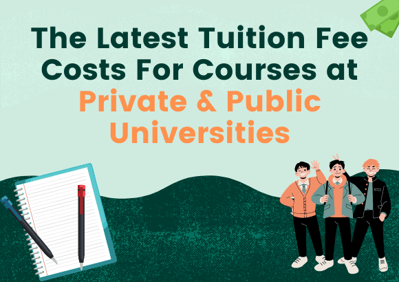 The Latest  Tuition Fee Costs For All Popular Courses at Private & Public Universities