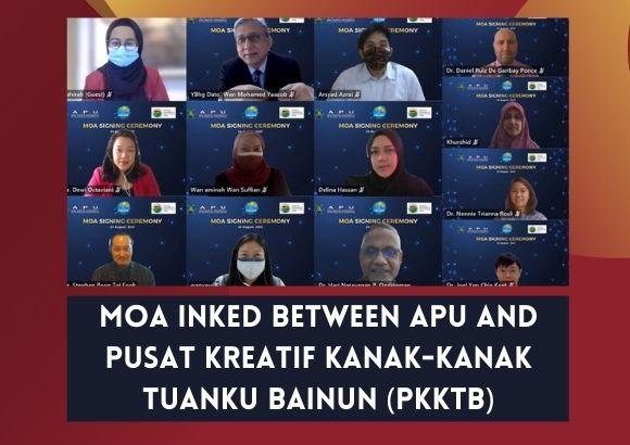  MoA inked Between APU and Pusat Kreatif Kanak-Kanak Tuanku Bainun (PKKTB)