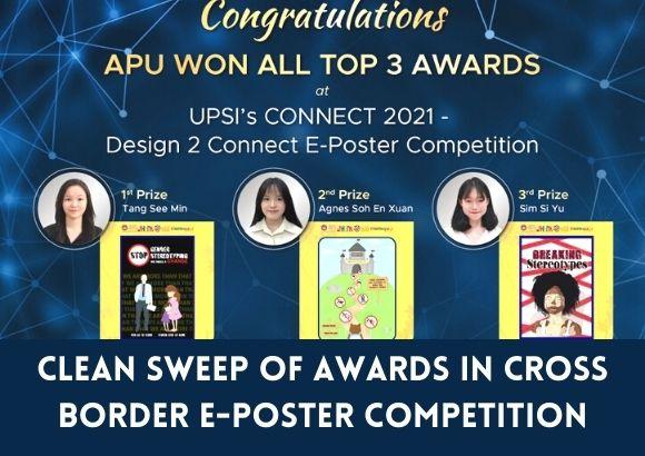 Clean Sweep of Awards in Cross Border e-Poster Competition 