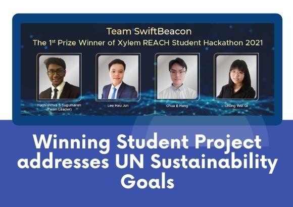Winning Student Project addresses UN Sustainability Goals