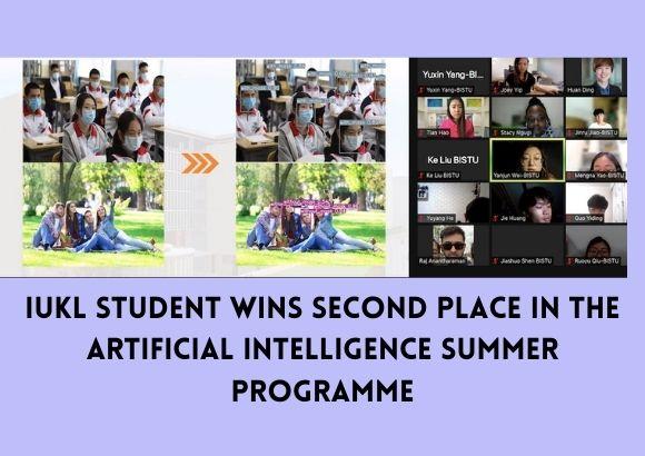 IUKL Student Wins Second Place in the Artificial Intelligence Summer Programme